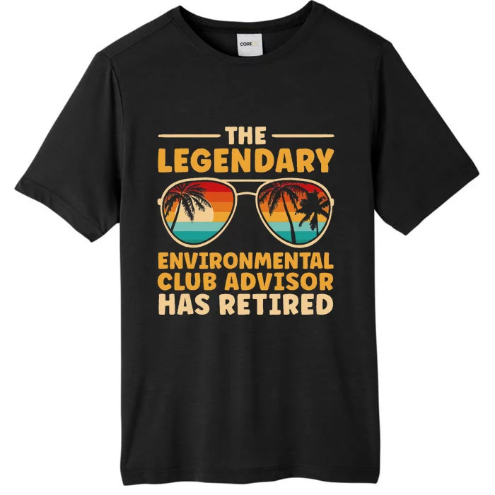 Retirement Environmental Club Advisor Retired ChromaSoft Performance T-Shirt