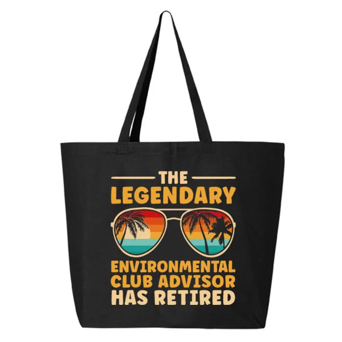 Retirement Environmental Club Advisor Retired 25L Jumbo Tote