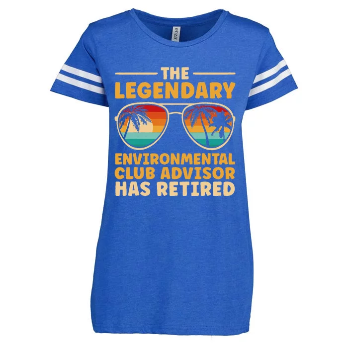 Retirement Environmental Club Advisor Retired Enza Ladies Jersey Football T-Shirt