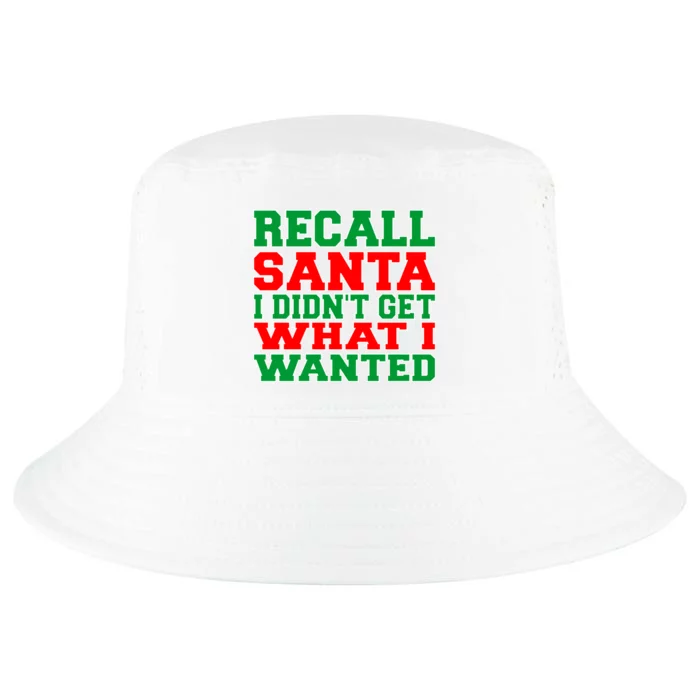 Recall Santa Cool Comfort Performance Bucket Hat