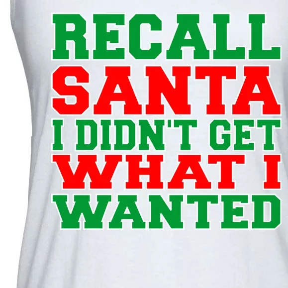 Recall Santa Ladies Essential Flowy Tank