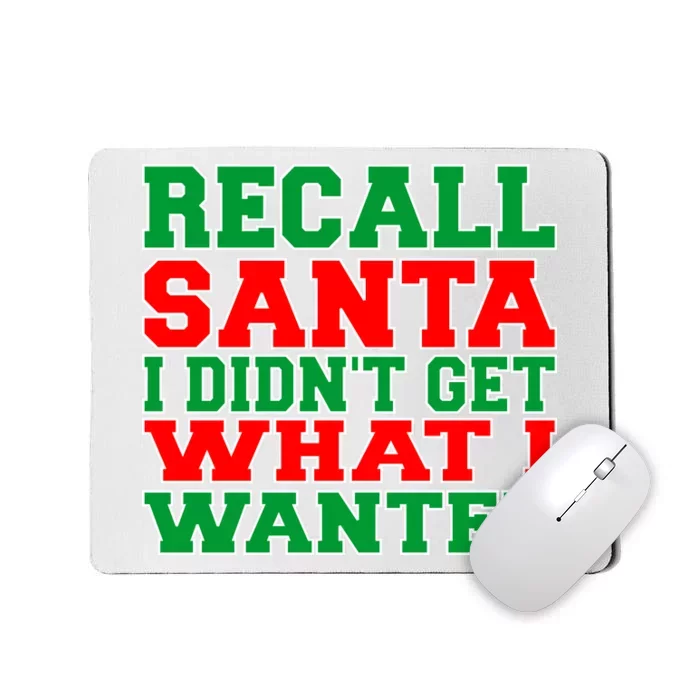 Recall Santa Mousepad