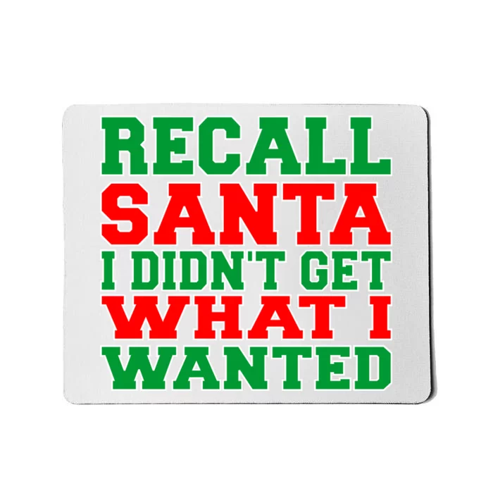 Recall Santa Mousepad