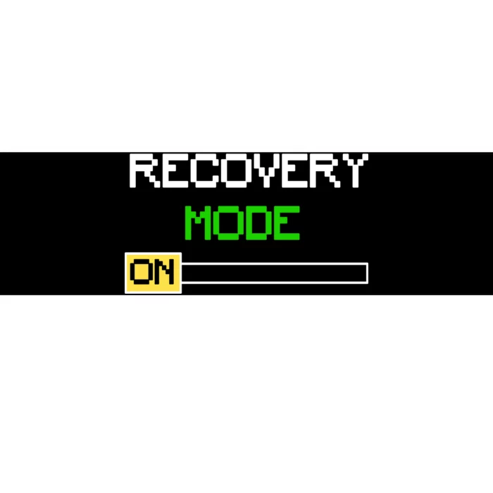 Recovery Mode On Bumper Sticker