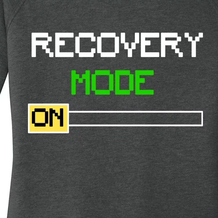 Recovery Mode On Women's Perfect Tri Tunic Long Sleeve Shirt