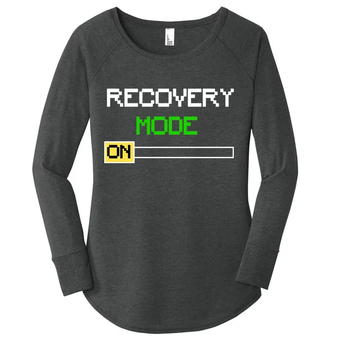 Recovery Mode On Women's Perfect Tri Tunic Long Sleeve Shirt