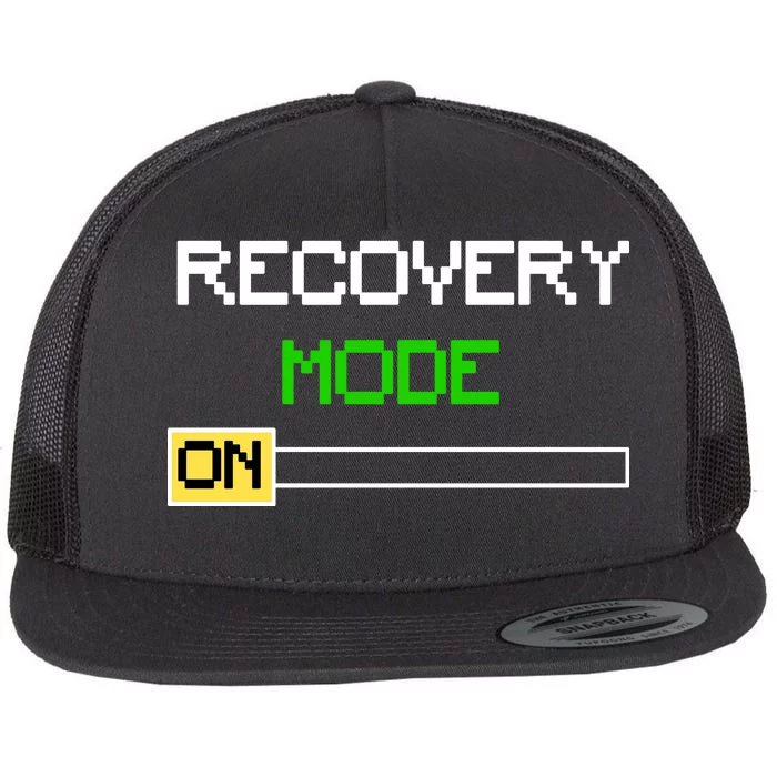 Recovery Mode On Flat Bill Trucker Hat