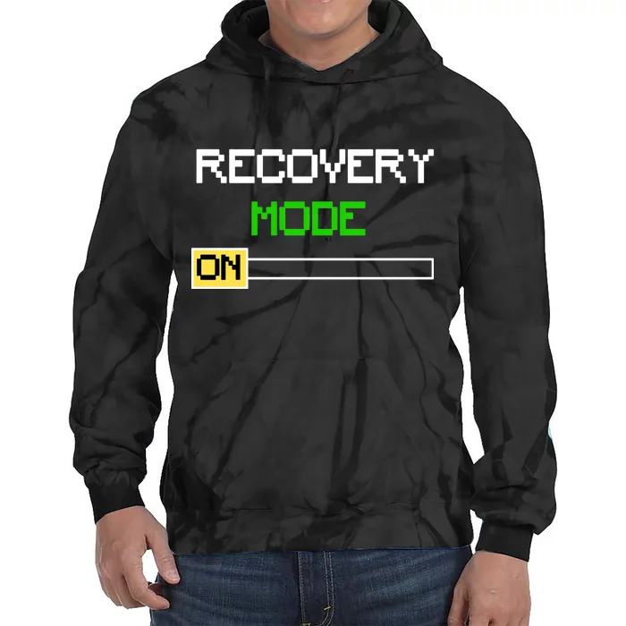 Recovery Mode On Tie Dye Hoodie