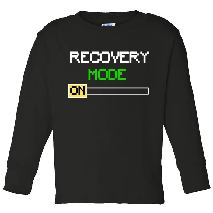 Recovery Mode On Toddler Long Sleeve Shirt