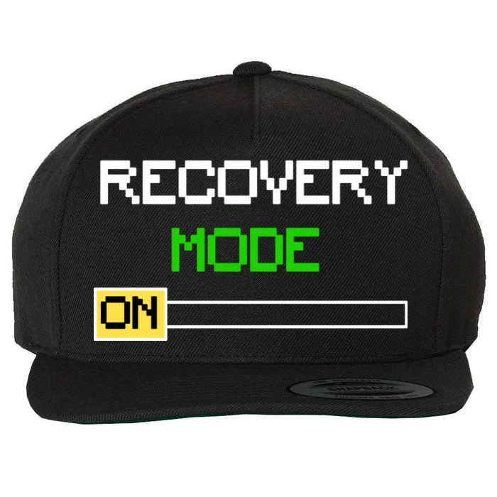 Recovery Mode On Wool Snapback Cap