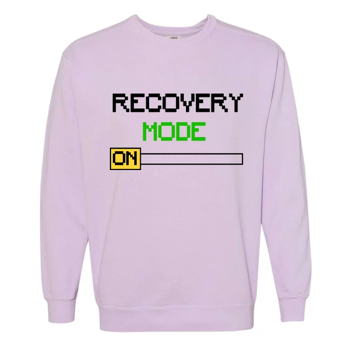 Recovery Mode On Garment-Dyed Sweatshirt