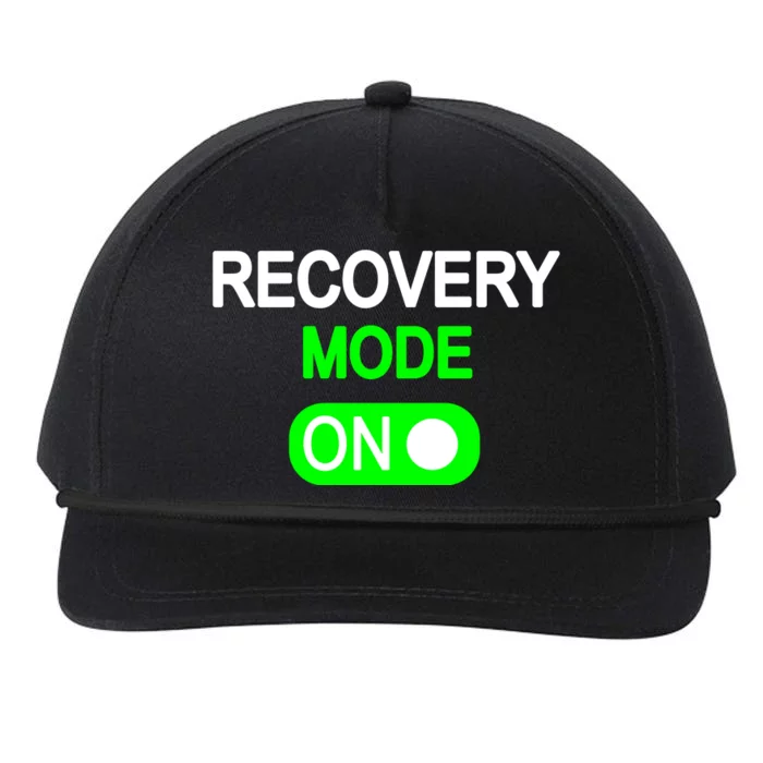 Recovery Mode On Funny Snapback Five-Panel Rope Hat