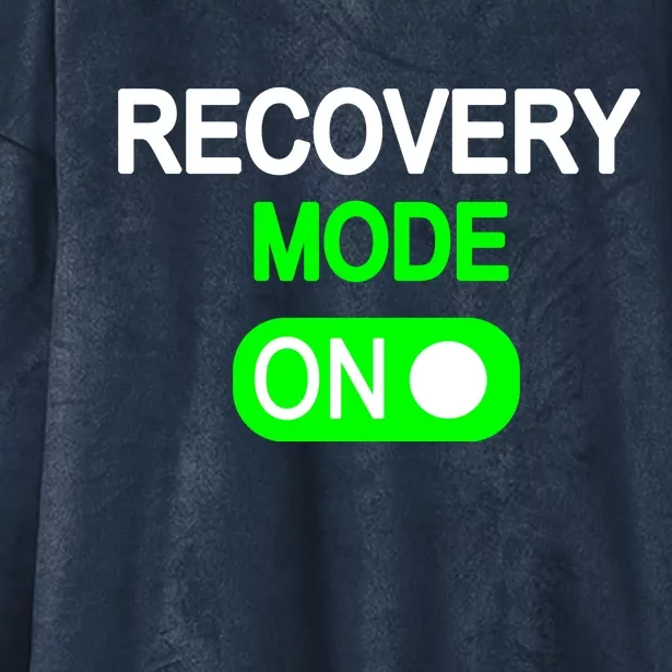 Recovery Mode On Funny Hooded Wearable Blanket