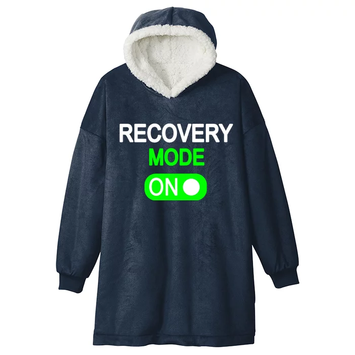 Recovery Mode On Funny Hooded Wearable Blanket