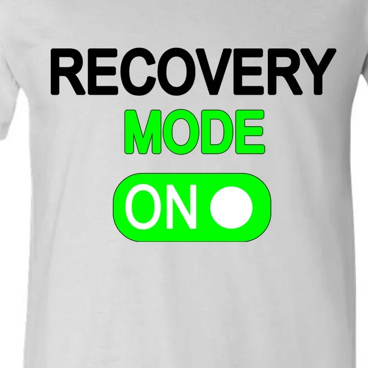 Recovery Mode On Funny V-Neck T-Shirt