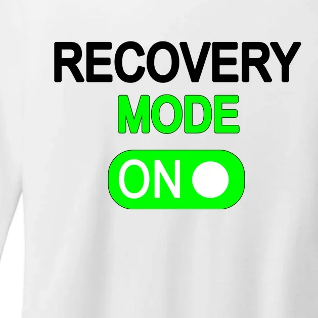 Recovery Mode On Funny Womens CVC Long Sleeve Shirt