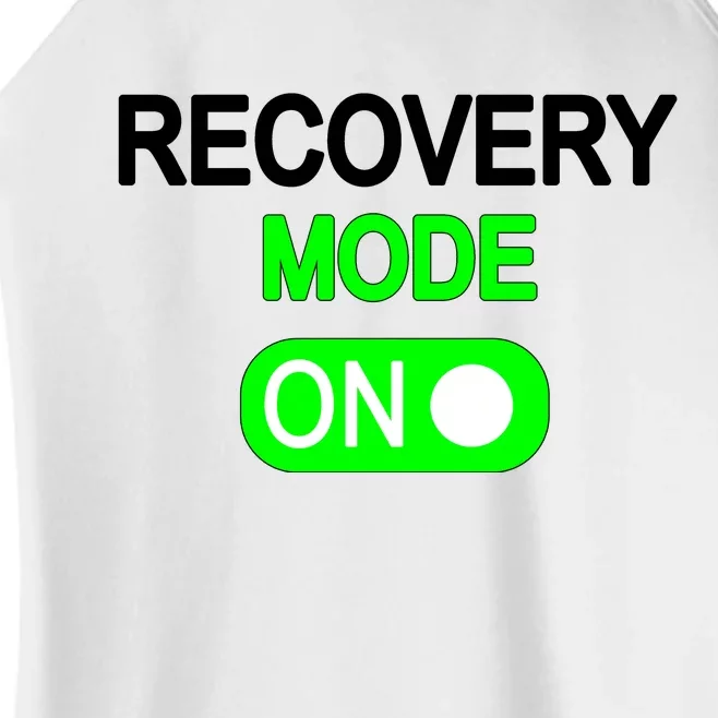 Recovery Mode On Funny Women’s Perfect Tri Rocker Tank