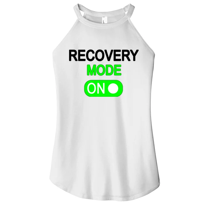 Recovery Mode On Funny Women’s Perfect Tri Rocker Tank