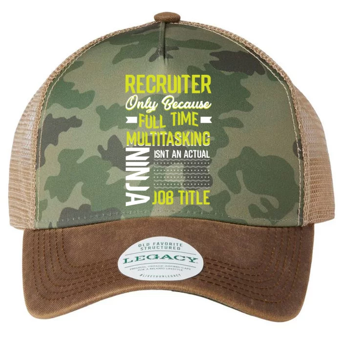 Recruiter Full Time Multitasking Job Title Legacy Tie Dye Trucker Hat