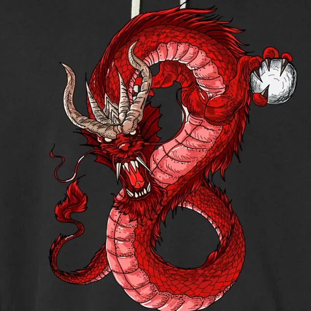 Red Dragon Garment-Dyed Fleece Hoodie