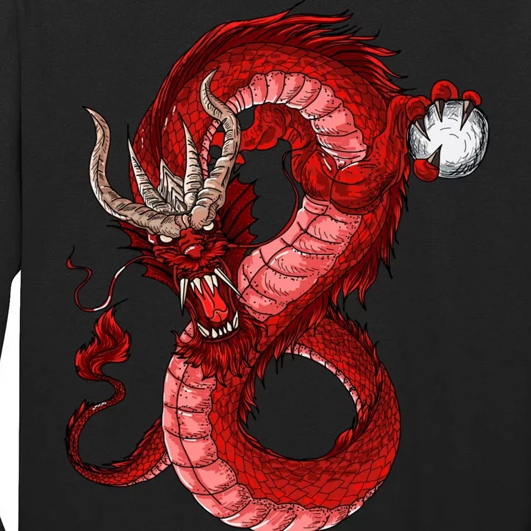 Red Dragon Tall Long Sleeve T-Shirt