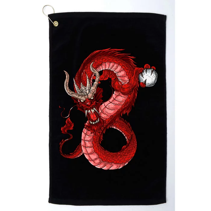 Red Dragon Platinum Collection Golf Towel