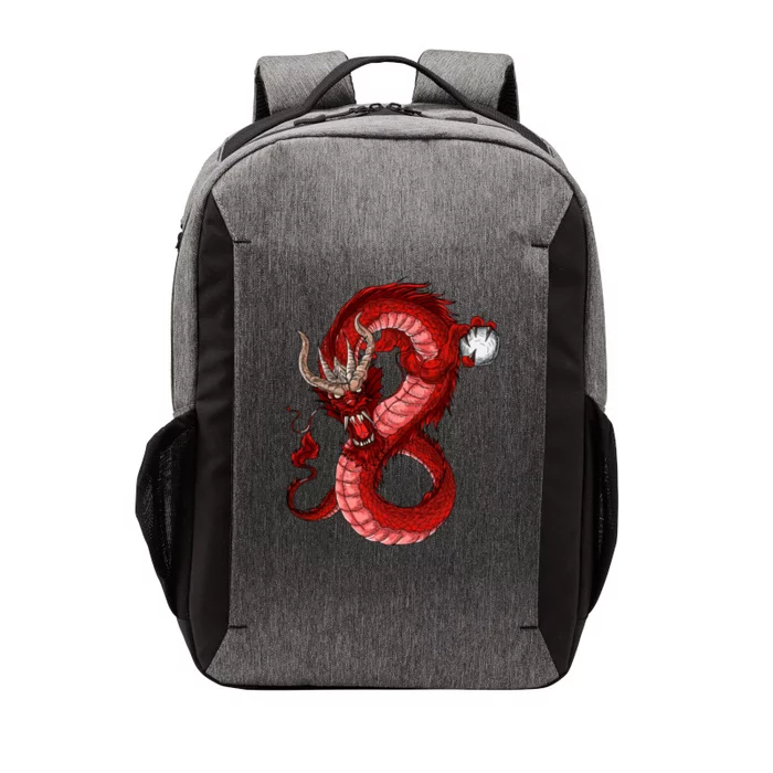 Red Dragon Vector Backpack