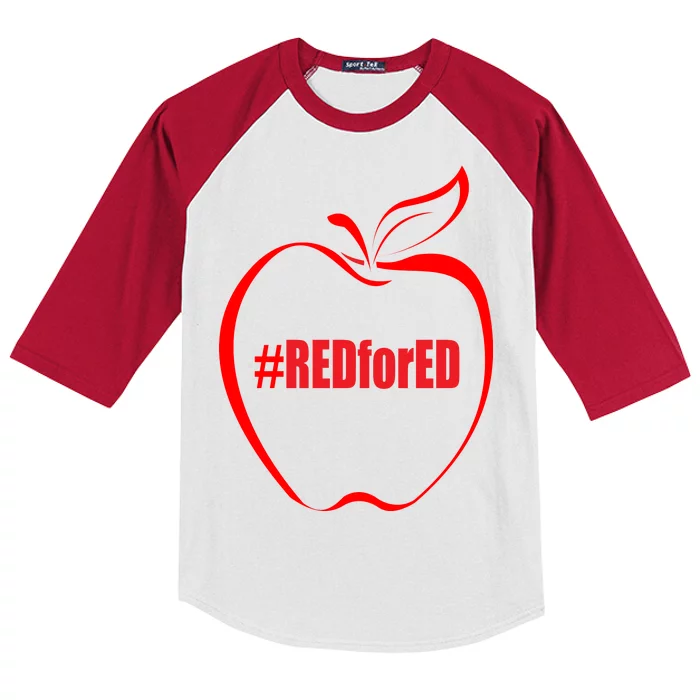 Red For Ed Kids Colorblock Raglan Jersey