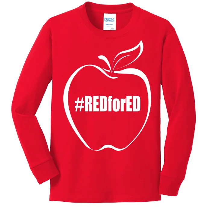 Red For Ed Kids Long Sleeve Shirt