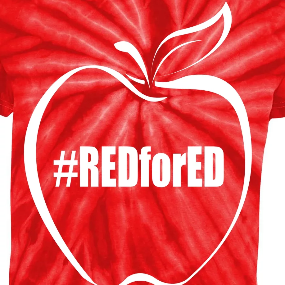 Red For Ed Kids Tie-Dye T-Shirt