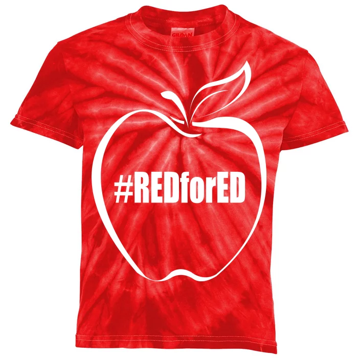 Red For Ed Kids Tie-Dye T-Shirt