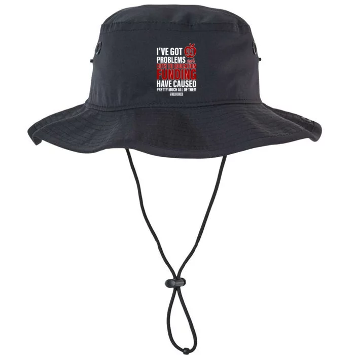 Red For Ed 99 Problems Legacy Cool Fit Booney Bucket Hat