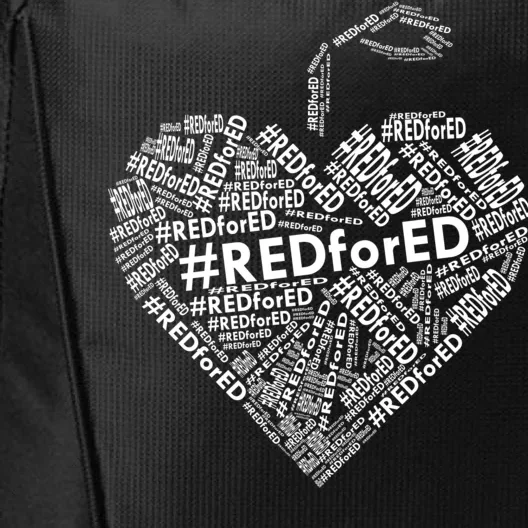 Red For Ed Apple Heart City Backpack