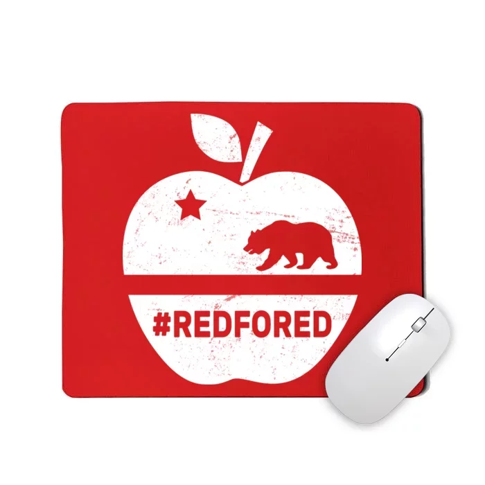 Red For Ed California Apple Mousepad