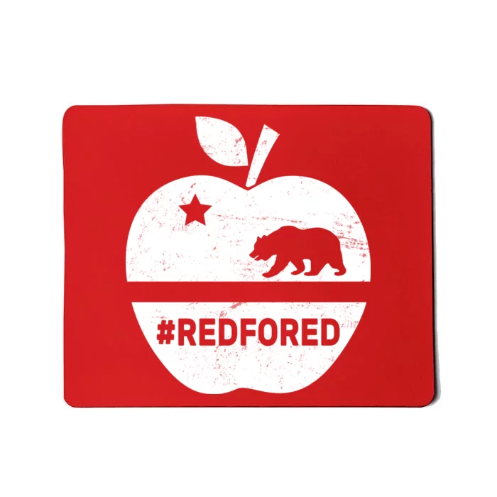 Red For Ed California Apple Mousepad