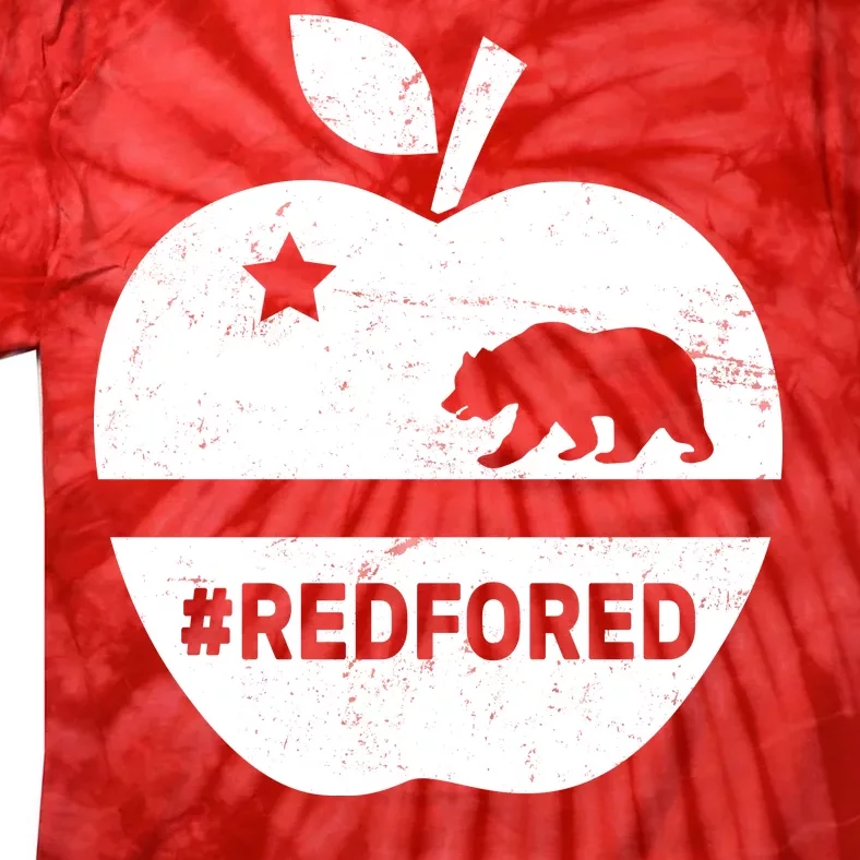 Red For Ed California Apple Tie-Dye T-Shirt