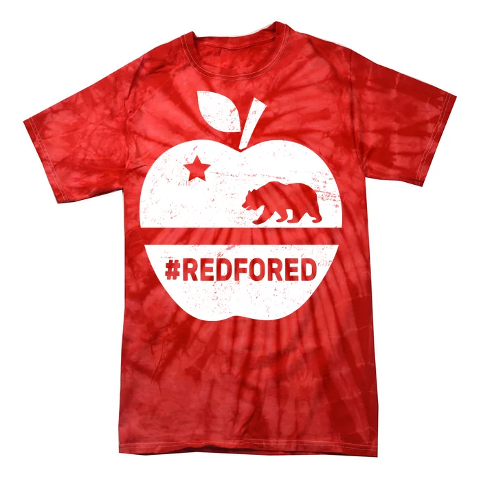 Red For Ed California Apple Tie-Dye T-Shirt