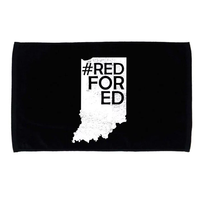 Red For Ed Indiana Microfiber Hand Towel