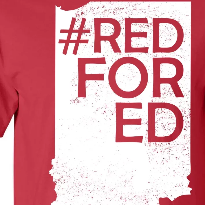 Red For Ed Indiana Tall T-Shirt