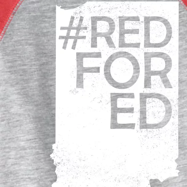 Red For Ed Indiana Toddler Fine Jersey T-Shirt