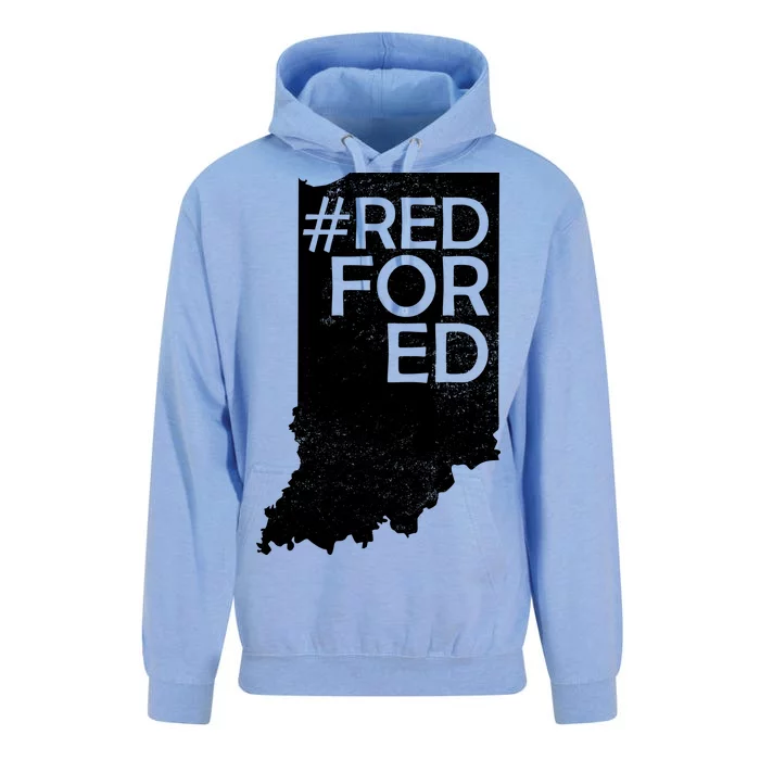 Red For Ed Indiana Unisex Surf Hoodie