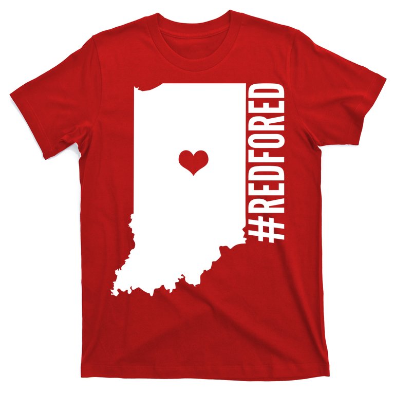 RED For ED Indiana Education T-Shirt