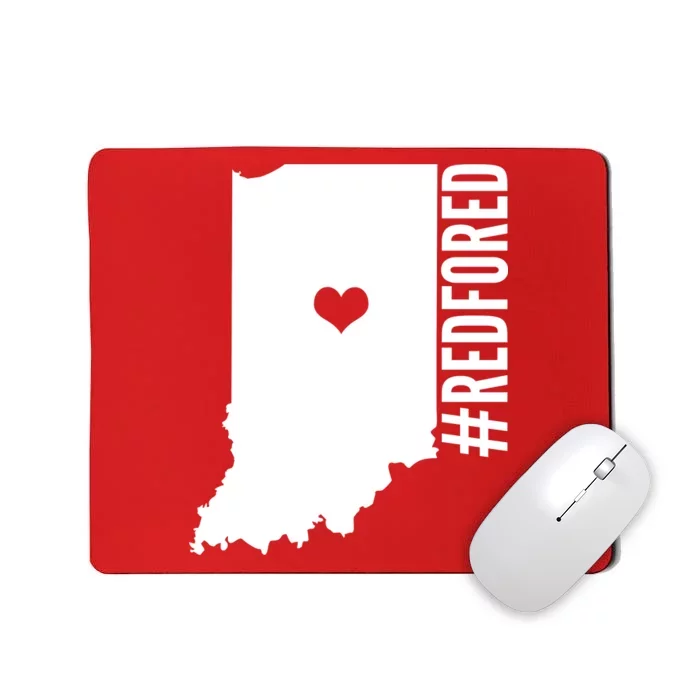 RED For ED Indiana Education Mousepad