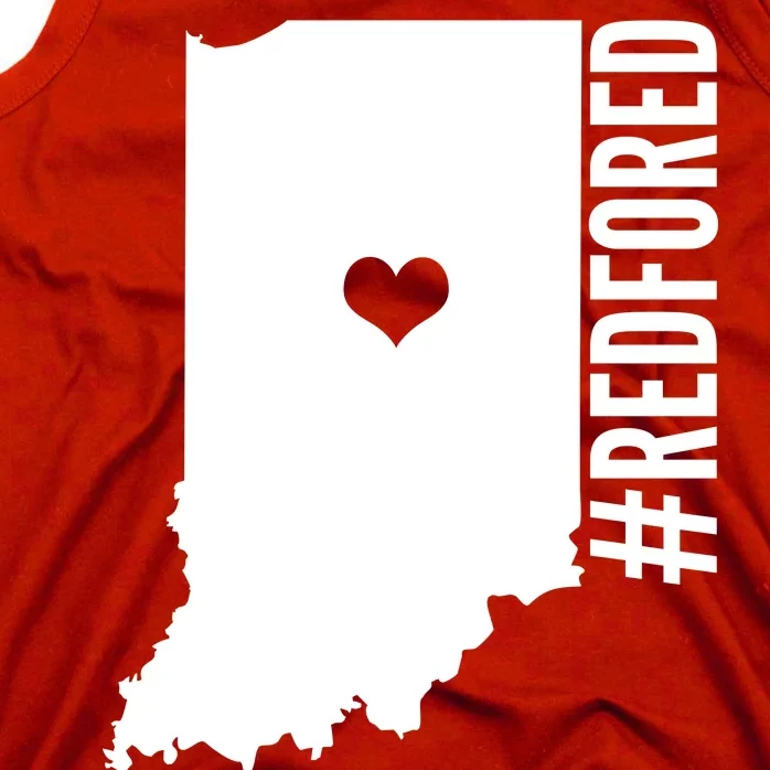 RED For ED Indiana Education Tank Top