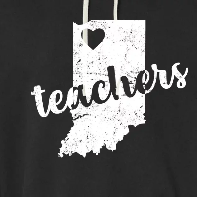 Red For Ed Indiana Teachers Garment-Dyed Fleece Hoodie