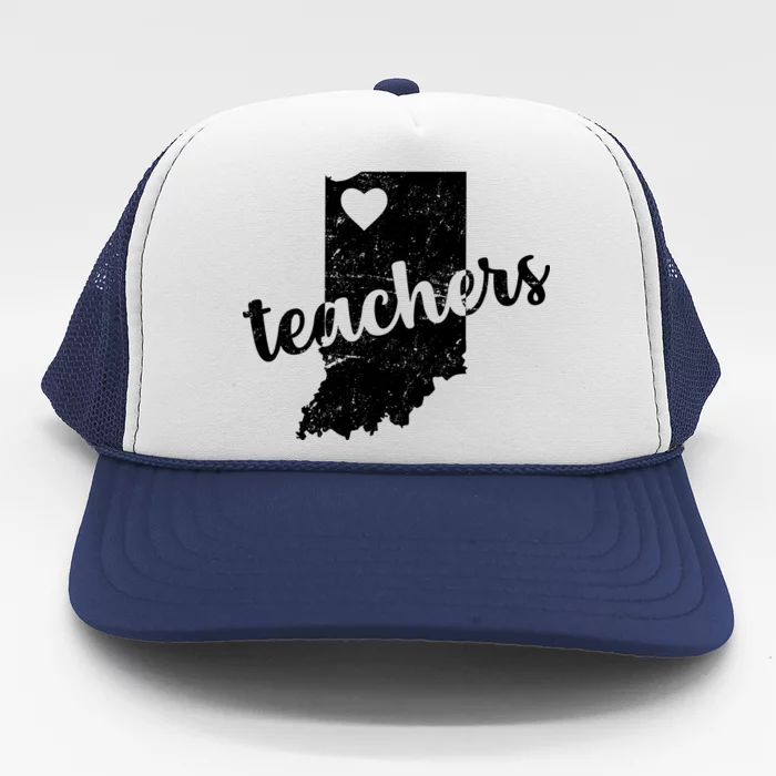 Red For Ed Indiana Teachers Trucker Hat