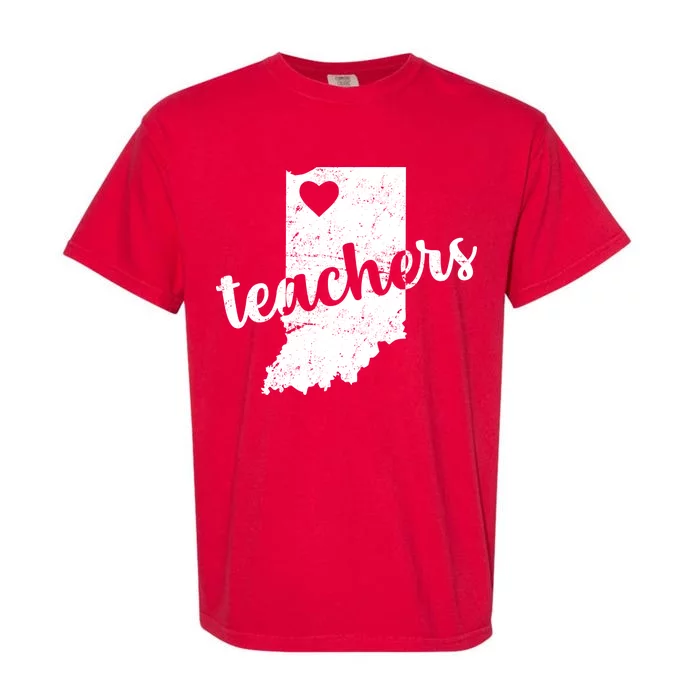 Red For Ed Indiana Teachers Garment-Dyed Heavyweight T-Shirt