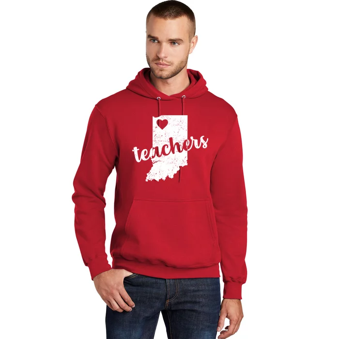 Red For Ed Indiana Teachers Hoodie