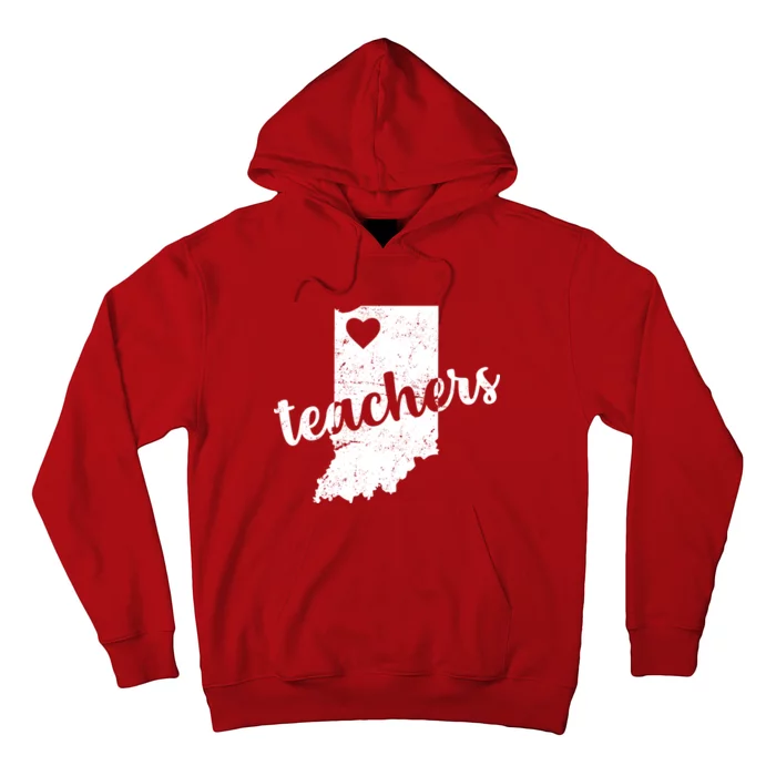 Red For Ed Indiana Teachers Hoodie