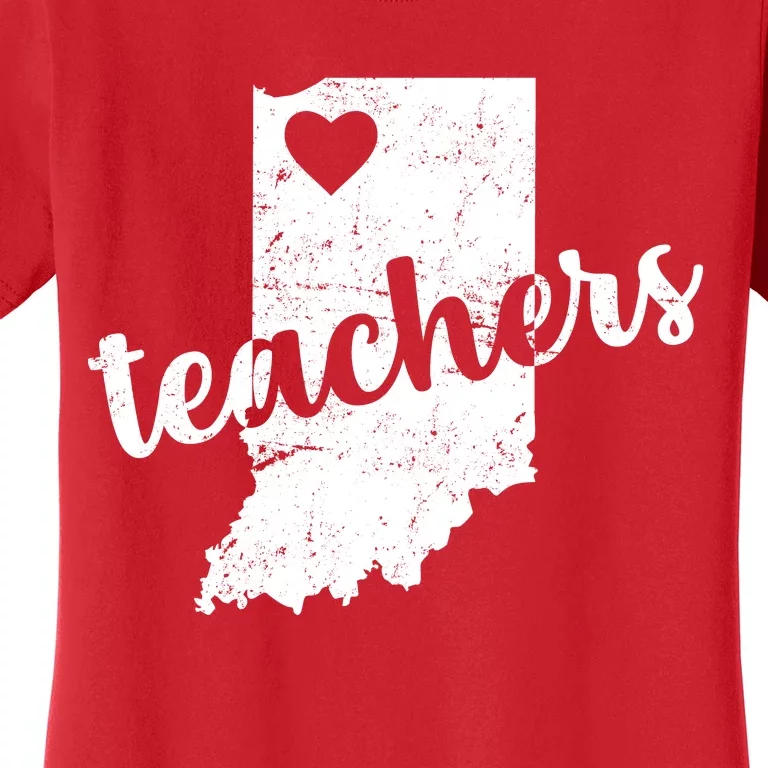 Red For Ed Indiana Teachers Women's T-Shirt